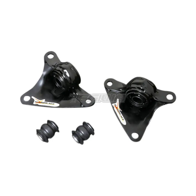 Hardrace Hardened Rubber Front Lower Arm Bushes 4Pc Set Honda Fit GE 08-14