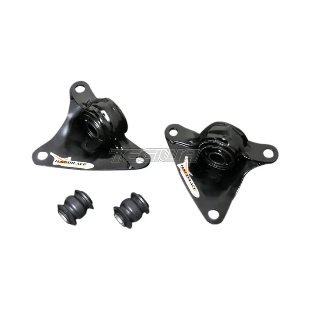 Hardrace Hardened Rubber Front Lower Arm Bushes 4Pc Set Honda Fit GE 08-14