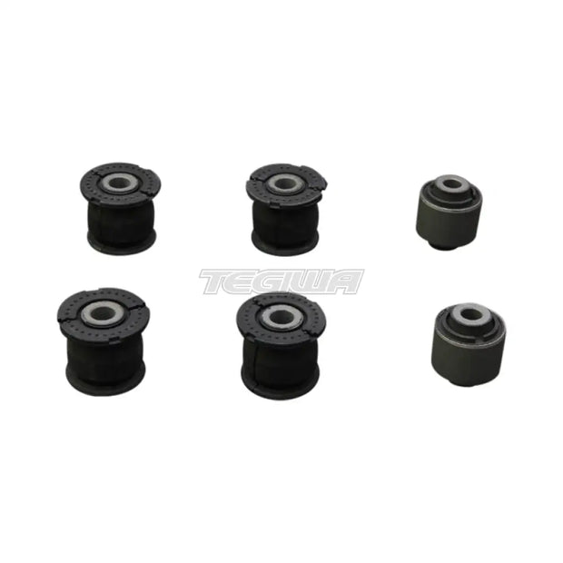 Hardrace Hardened Rubber Rear Knuckle Bushes 6Pc Set Honda Integra DC5 02-06 Civic Type R EP3 01-05