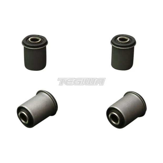 Hardrace Hardened Rubber Rear Upper Arm Bushes 4Pc Set Toyota Mark II JZX90 JZX100 92-00