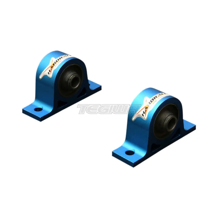 Hardrace Hardened Rubber Reinforced Rear Differential Mount 2Pc Set Honda S2000 AP1 AP2 99-09