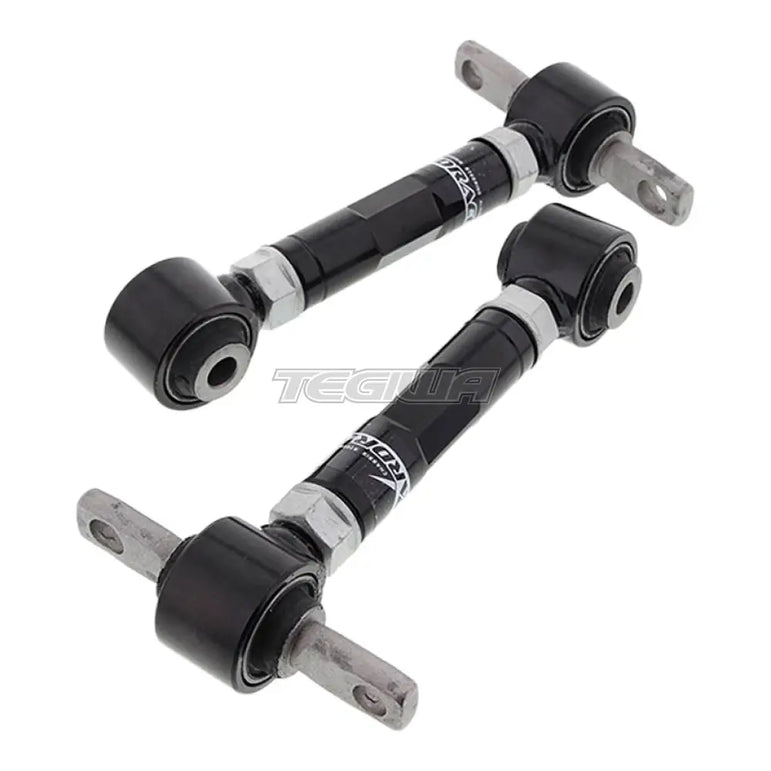 Hardrace Honda Civic EG EK DC2 Rear Upper Camber Kit Black Hardened Rubber 2Pcs Extreme Negative Camber Use Only -4 Deg+
