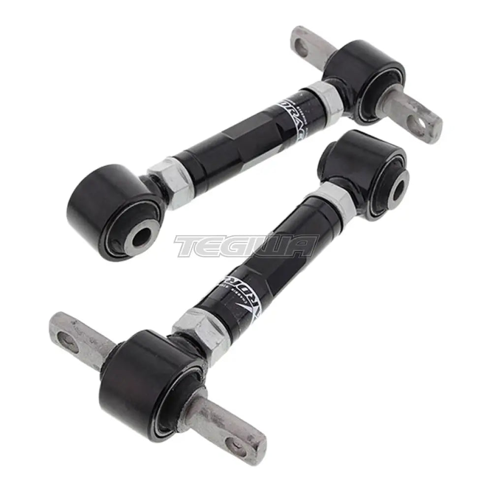 Hardrace Honda Civic EG EK DC2 Rear Upper Camber Kit Black Hardened Rubber 2Pcs Extreme Negative Camber Use Only -4 Deg+