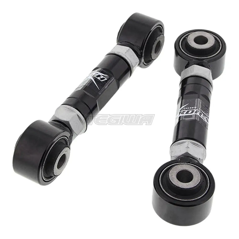 Hardrace Honda Civic EG EK Rear Toe Control Arm Black Hardened Rubber 2Pcs
