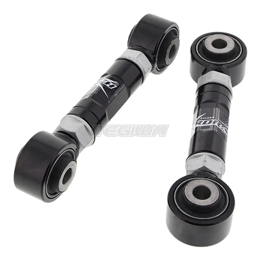 Hardrace Honda Civic EG EK Rear Toe Control Arm Black Hardened Rubber 2Pcs