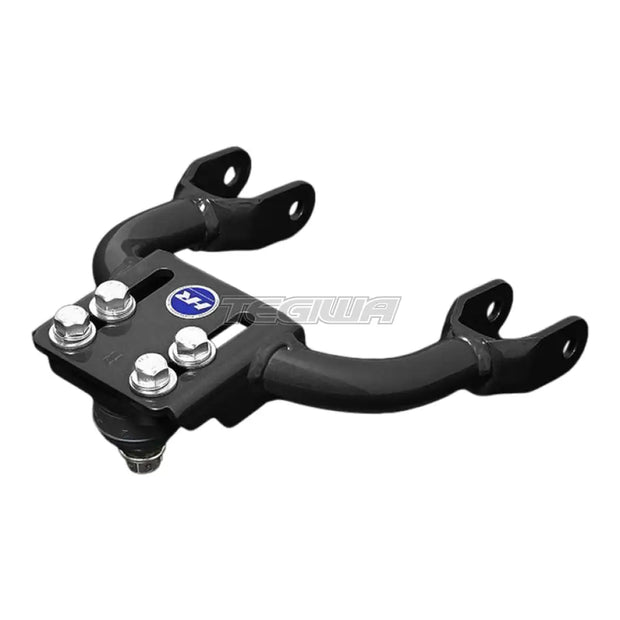 Hardrace Honda Civic EG Front Upper Adjustable Control Arm No Bushings Black 2Pcs