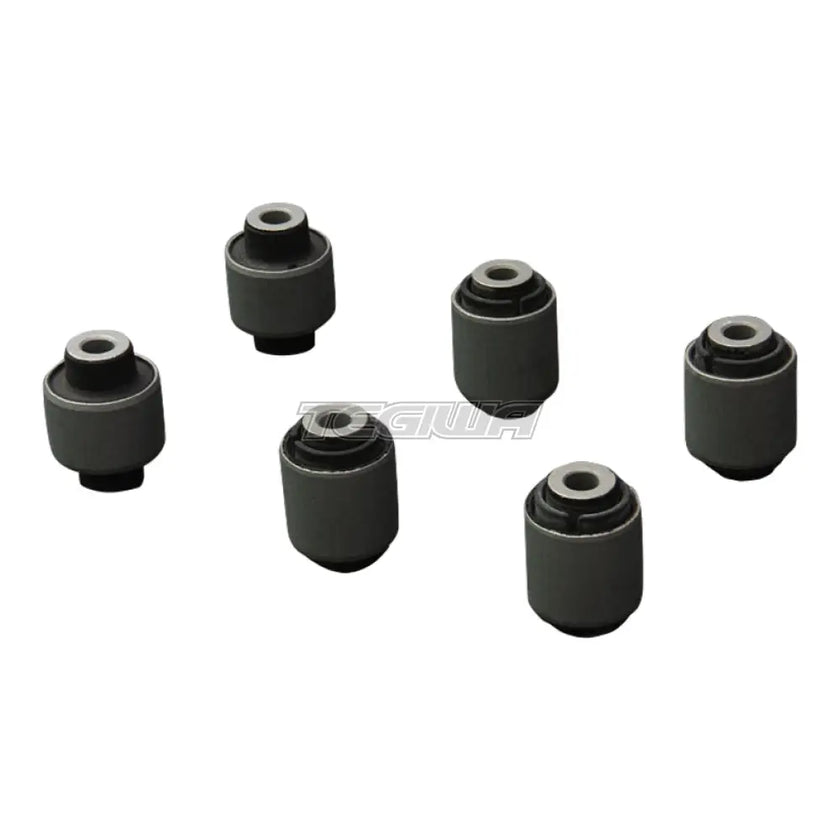Hardrace Rear Lower Arm Bushing Harden Rubber 6 Piece Set Honda DC2 94-01