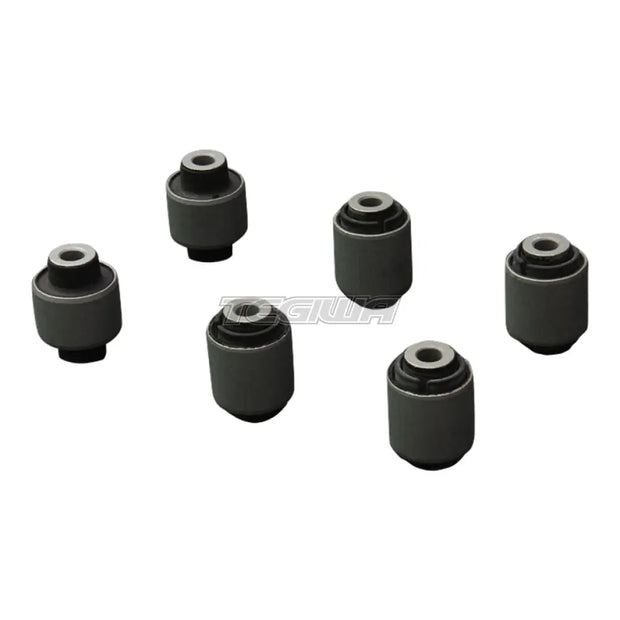 Hardrace Rear Lower Arm Bushing Harden Rubber 6 Piece Set Honda DC2 94-01