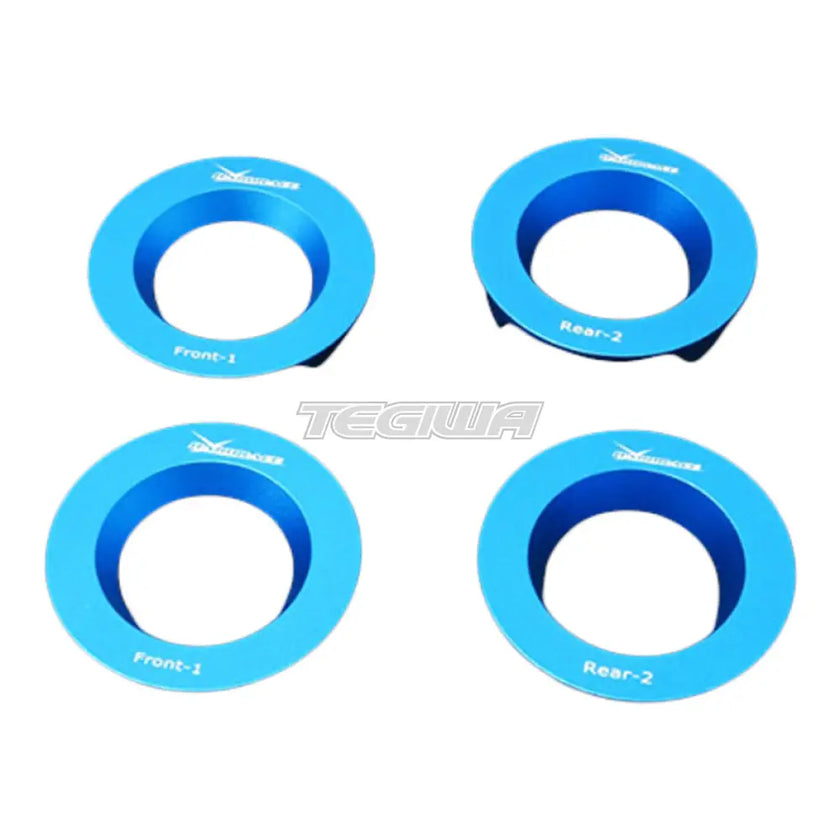 Hardrace Rear Subframe Anti-Vibration Insert 4Pcs BMW 5-Series F07 F10 F11 6S F06 F12 F13 7S F01 F04