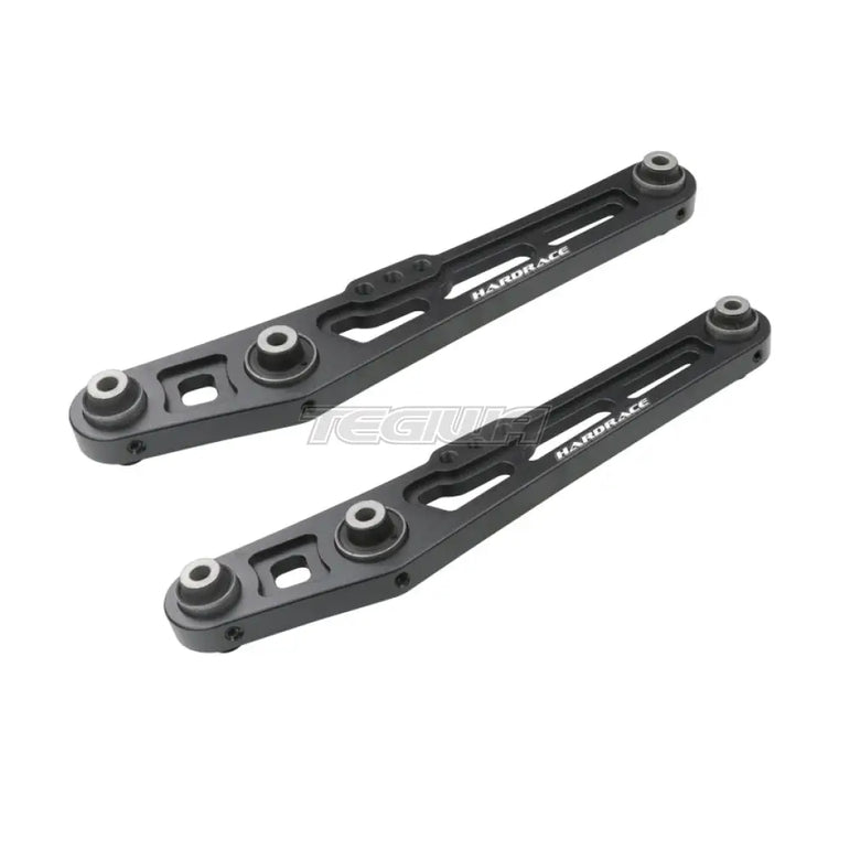 Hardrace Street Series Rear Lower Control Arm 2Pc Set Honda Civic EG/DC2/EF 92-96 Black