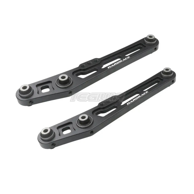 Hardrace Street Series Rear Lower Control Arm 2Pc Set Honda Civic EG/DC2/EF 92-96 Black