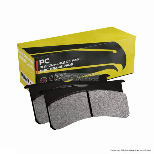 HAWK Performance PC Performance Ceramic Street Brake Pads Front BMW E36 318 320 323 325 325D 328 1.8-2.8L 92-00 (Inner Pad Thickness 16.61mm)