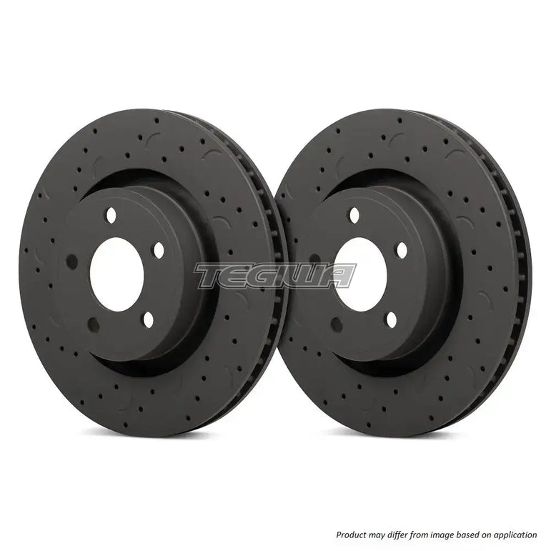 HAWK Performance Talon Slotted & Drilled Brake Discs Rear BMW F30 F31 F34 335 335D 340 11-19