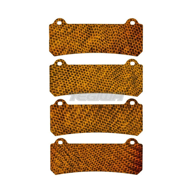 HEL Performance Carbon Fibre Brake Shims Audi RS6 C6 08-10 Front