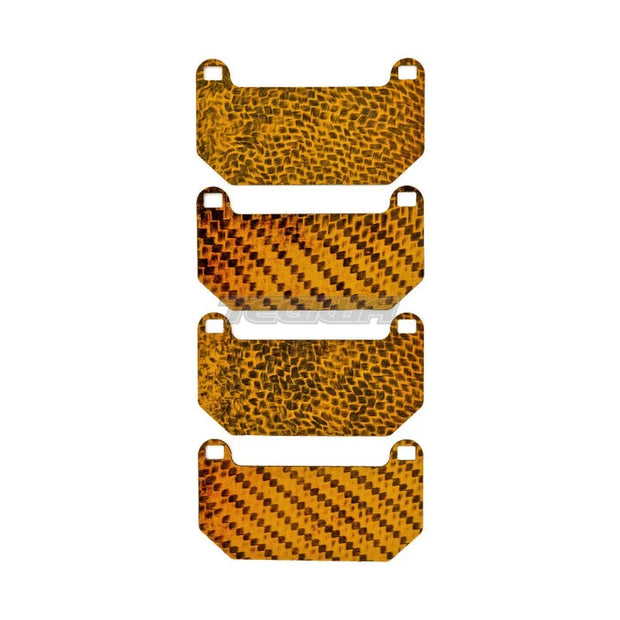 HEL Performance Carbon Fibre Brake Shims Audi TT 8J 2.5 RS 11-14 Front