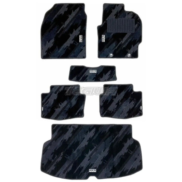 HKS Monotone Oil Splash Full Interior Mat Set Toyota GR Yaris GXPA16