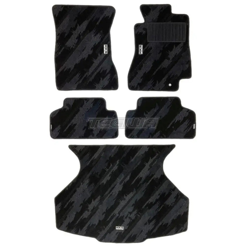 HKS Monotone Oil Splash Full Interior Mat Set Toyota Supra MK4 JZ80