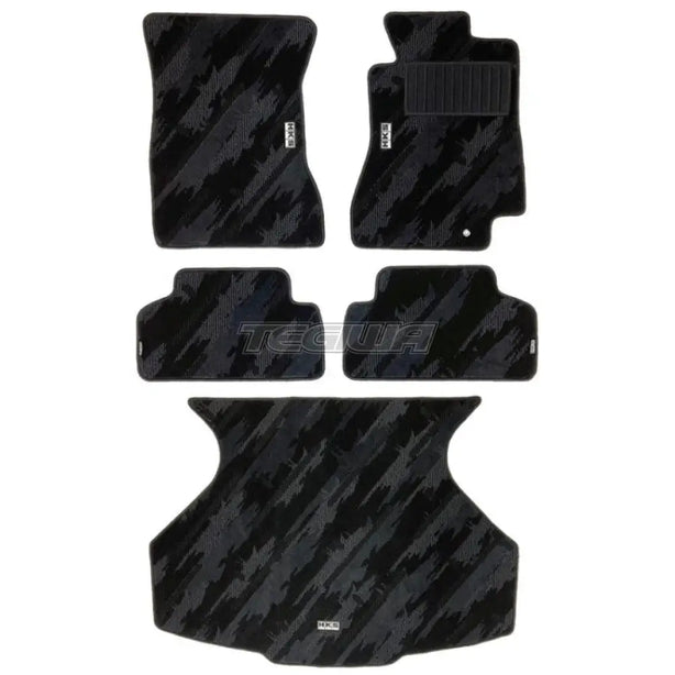 HKS Monotone Oil Splash Full Interior Mat Set Toyota Supra MK4 JZ80