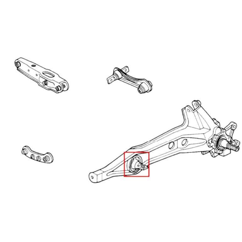 Mugen Rear Trailing Arm Hard Bush Set Honda Integra DC2 DB8 95-01