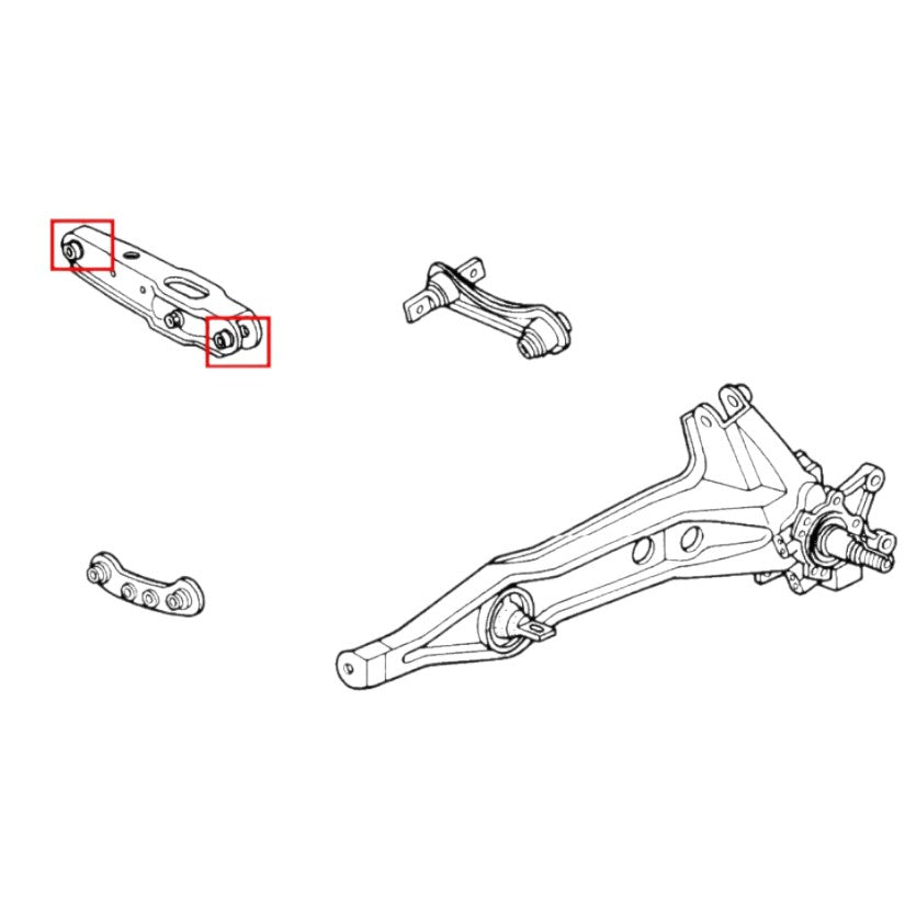 Mugen Rear Lower Arm Bush Set Honda Integra Type R DC2 DB8 95-01