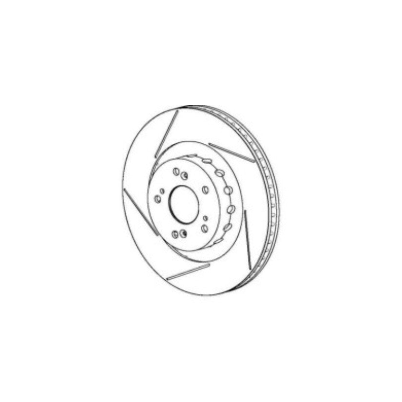 Mugen Front Brake Discs Honda Civic Type R FN2 07-11