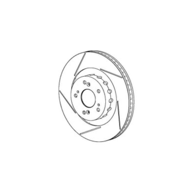 Mugen Front Brake Discs Honda Civic Type R FN2 07-11