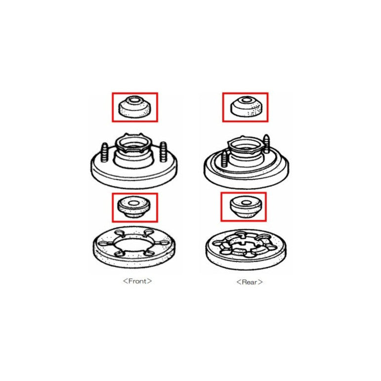 Mugen Hard Bush Rubber Damper Mount Honda Integra DC2 DB8 95-01