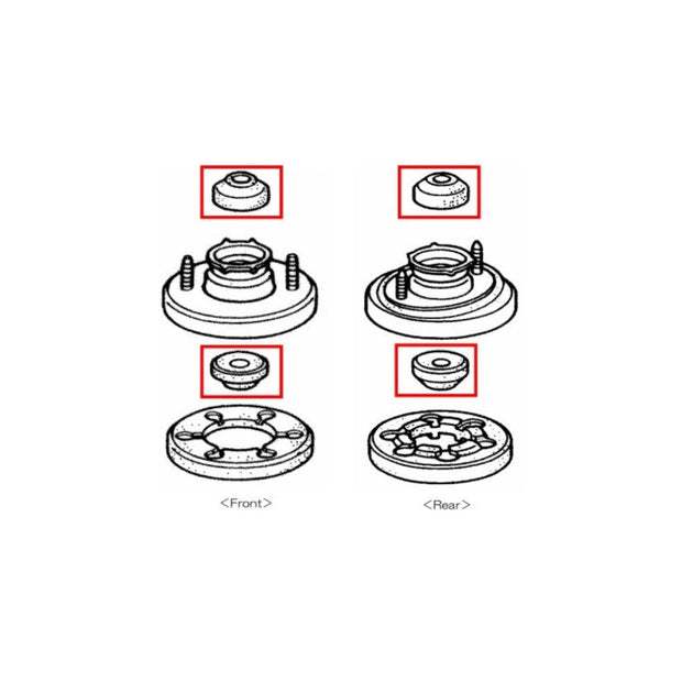 Mugen Hard Bush Rubber Damper Mount Honda Integra DC2 DB8 95-01