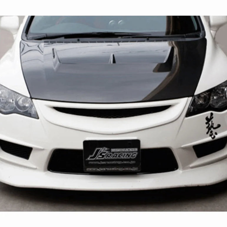 J's Racing Front Sports Grill TYPE-X Honda Civic FD2 06-11