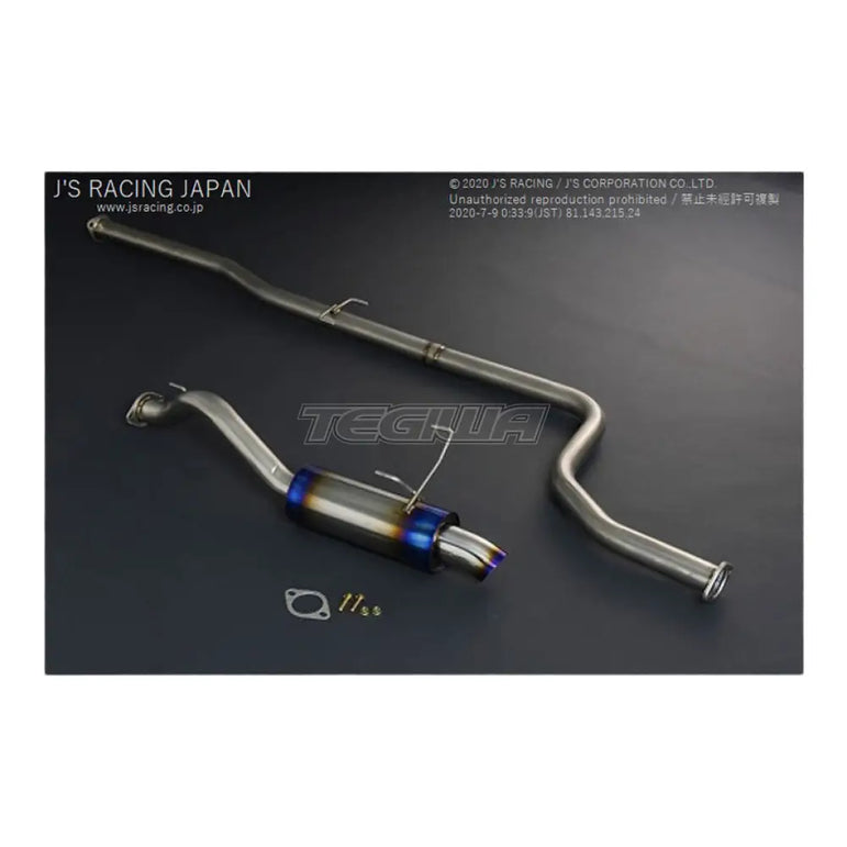 Js Racing FX-PRO Full Titanium Silencer 60RR Honda Integra DC2