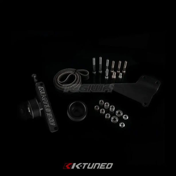 K-Tuned A/C and P/S Eliminator Pulley Kit Universal Honda K20 K24