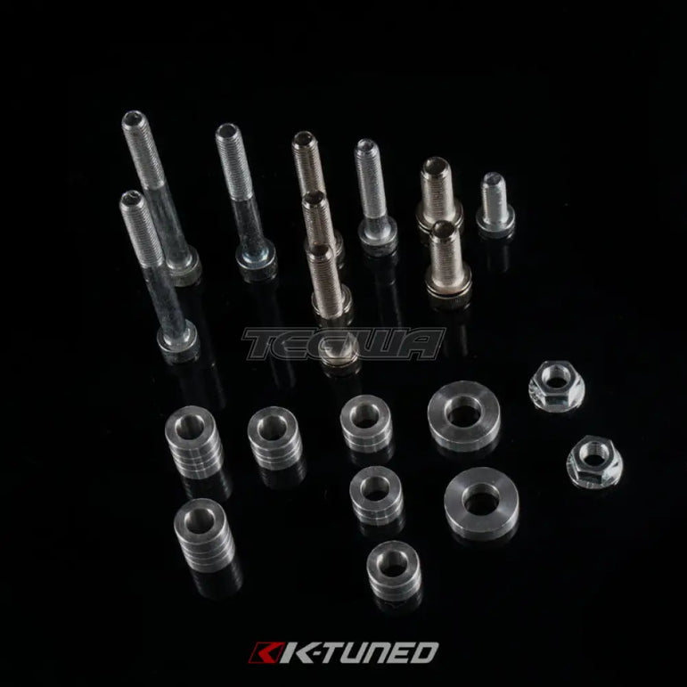 K-Tuned A/C and P/S Eliminator Pulley Kit Universal Honda K20 K24
