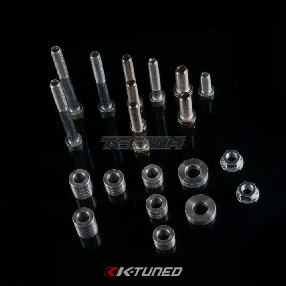 K-Tuned A/C and P/S Eliminator Pulley Kit Universal Honda K20 K24
