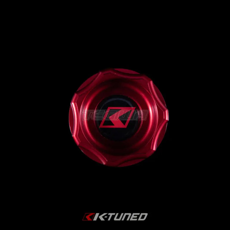 K-Tuned Billet Oil Cap Honda Fitment Red Engine Bay