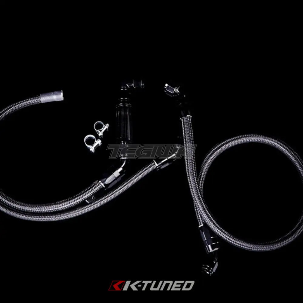 K-Tuned Center Feed Fuel Line Kit With Inline Fuel Filter Honda Civic EG EK Integra DC2