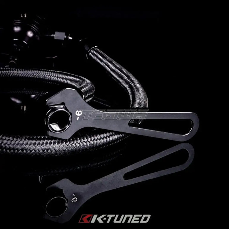 K-Tuned Center Feed Fuel Line Kit With Inline Fuel Filter Honda Civic EG EK Integra DC2