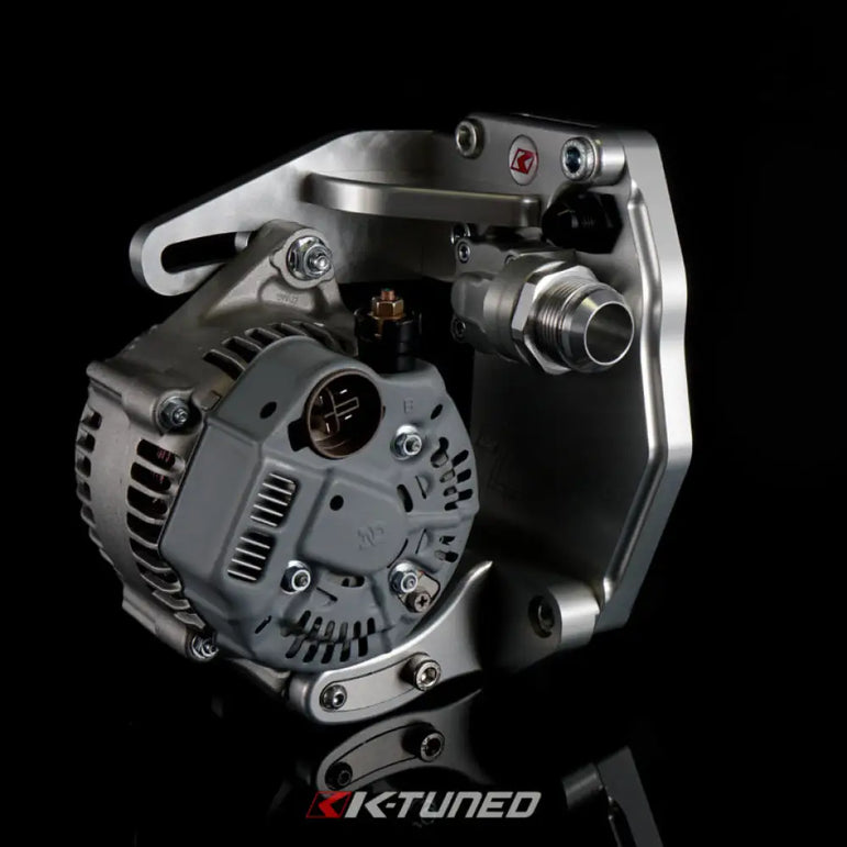 K-Tuned Complete B-Series Alternator Water Plate Kit With Electric Water Pump
