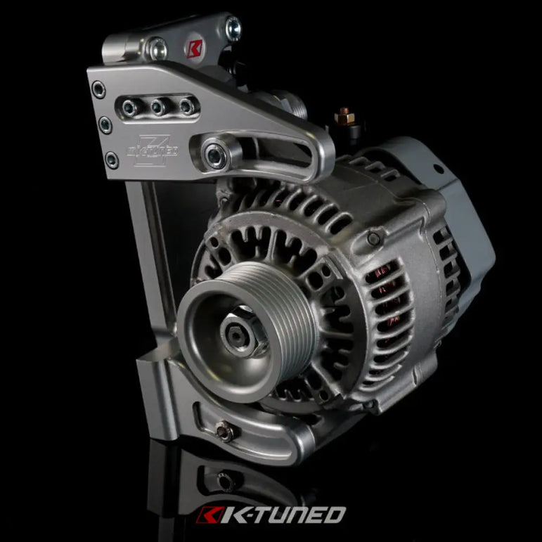 K-Tuned Complete B-Series Alternator Water Plate Kit With Electric Water Pump