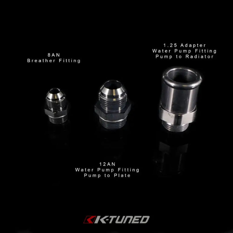 K-Tuned Complete B-Series Alternator Water Plate Kit With Electric Water Pump