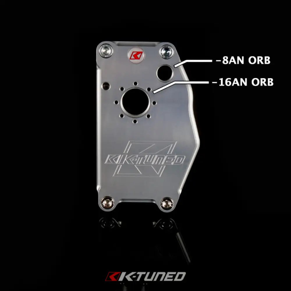 K-Tuned Complete B-Series Alternator Water Plate Kit With Electric Water Pump