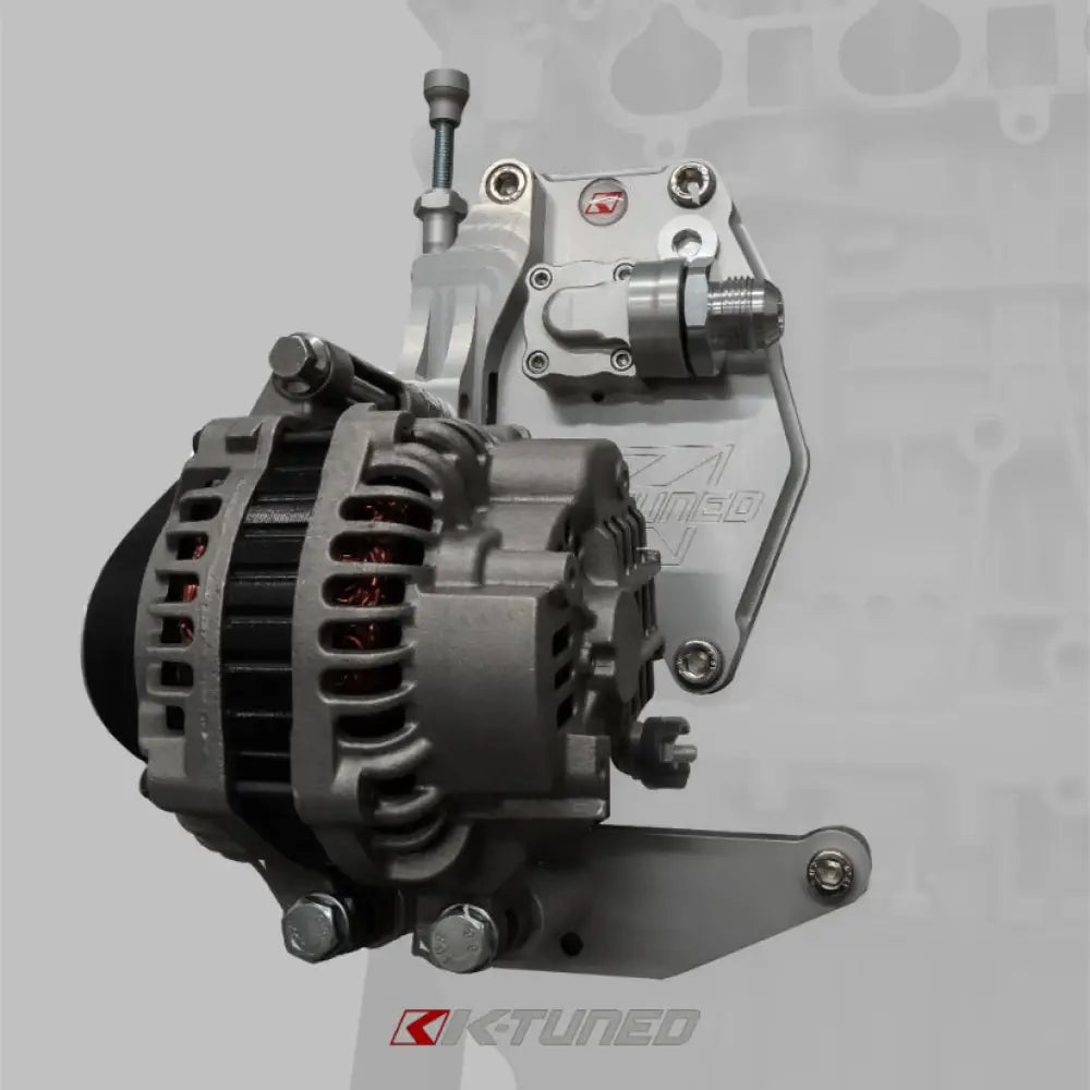 K-Tuned Complete K-Series Alternator Water Plate Kit With Electric Water Pump
