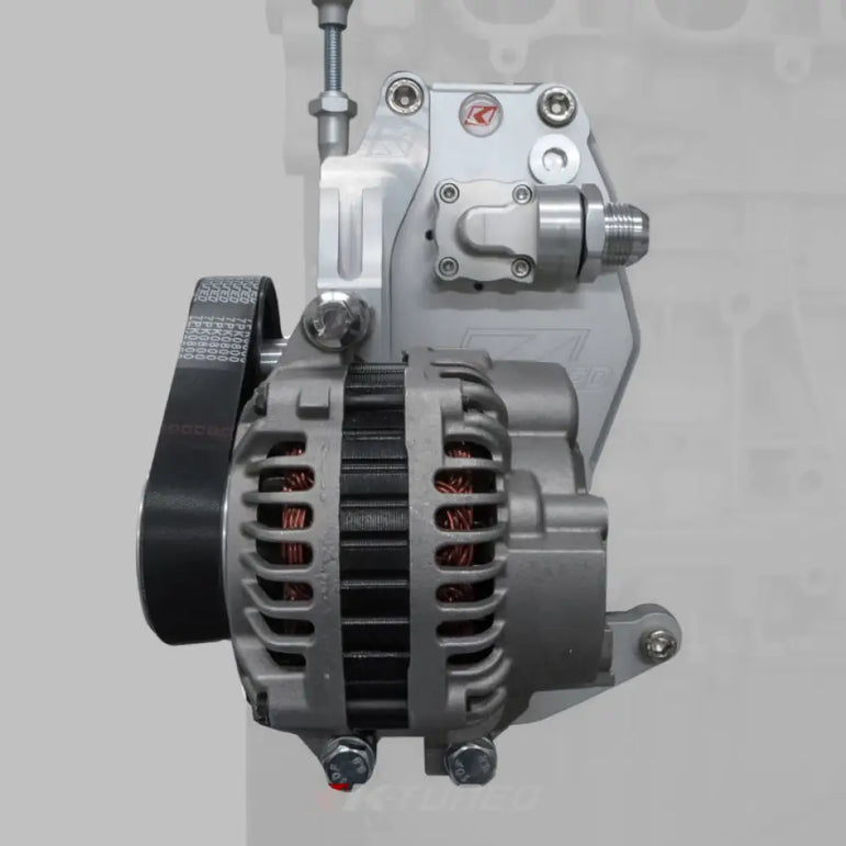 K-Tuned Complete K-Series Alternator Water Plate Kit With Electric Water Pump