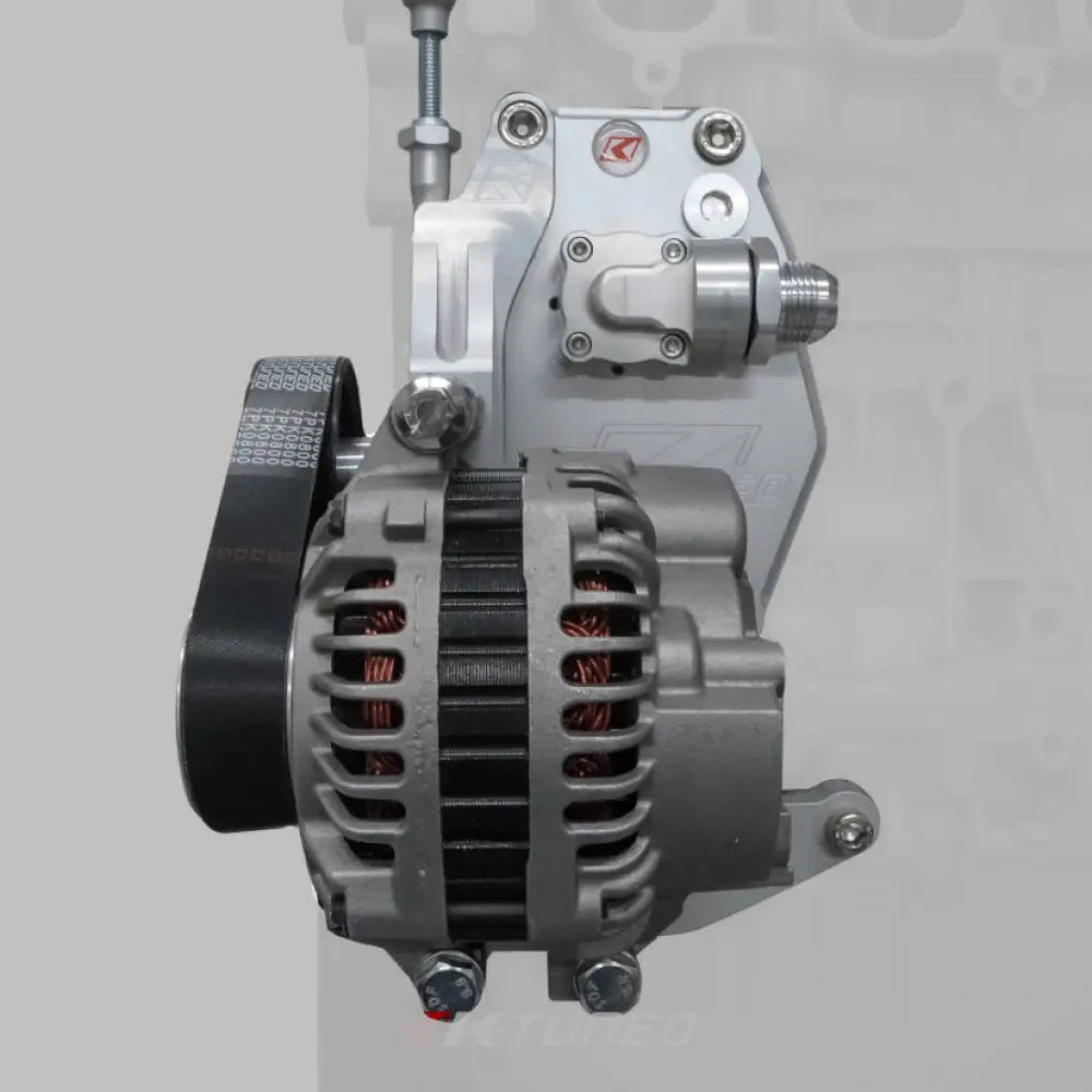 K-Tuned Complete K-Series Alternator Water Plate Kit With Electric Water Pump