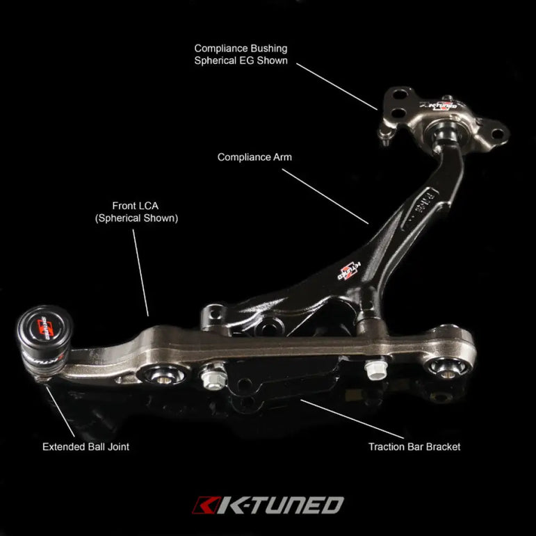 K-Tuned Front Lower Control Arms LCA Honda Civic EK (Not Si/SiR)