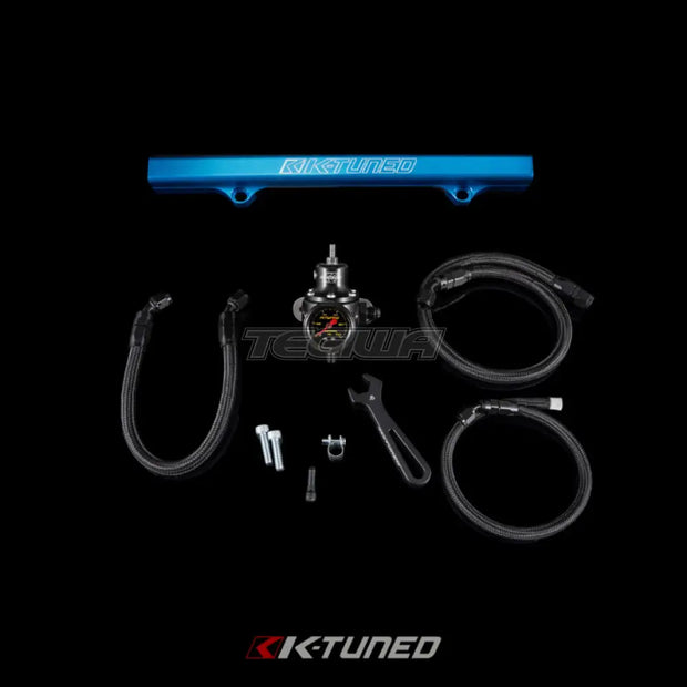 K-Tuned OEM Style Fuel System For K-Swapped Cars Blue Fuel Rail Fuel Rails