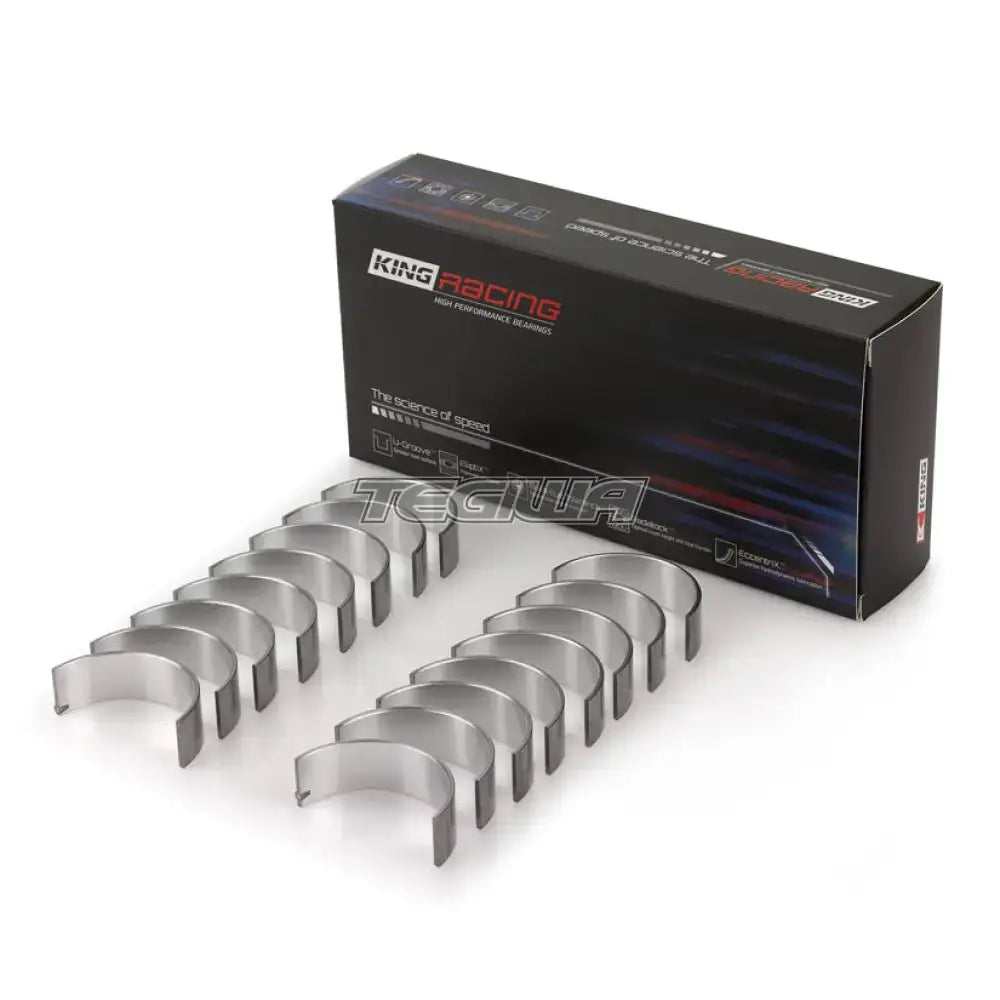 King Engine Bearings Honda K-Series (EXCEPT A3) 16V 2.0L 2.3L - Bearing: Conrod Bearing Set | Size: Standard - Extra Clearance | Material: Tri-Metal Copper Lead, Polymer Coated - CLEARANCE SALE
