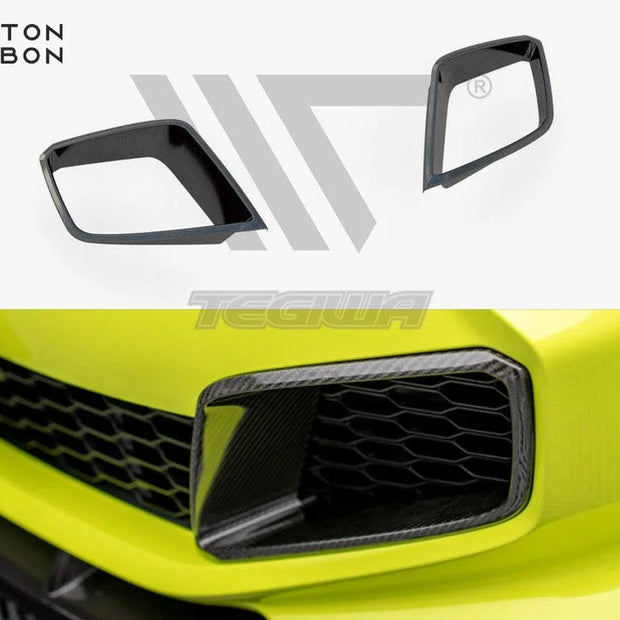 Maxton Design Carbon Fiber Front Bumper Side Vents BMW 1-Series F40 M-Pack M135i