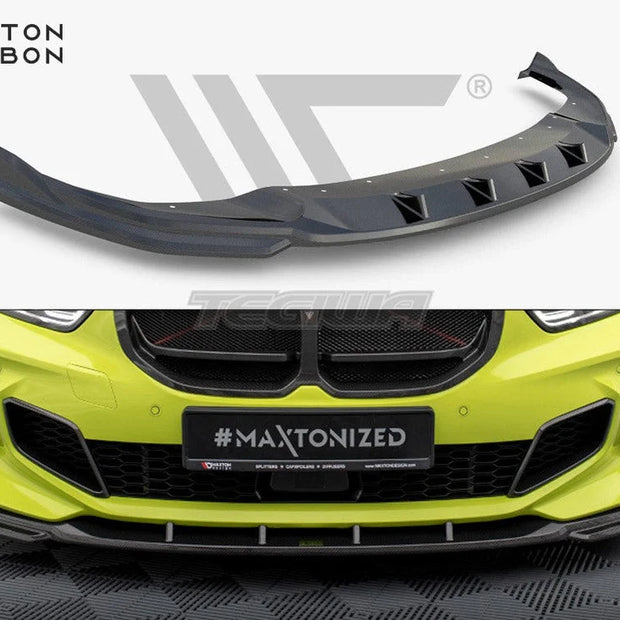 Maxton Design Carbon Fiber Front Splitter BMW 1-Series F40 M-Pack M135i
