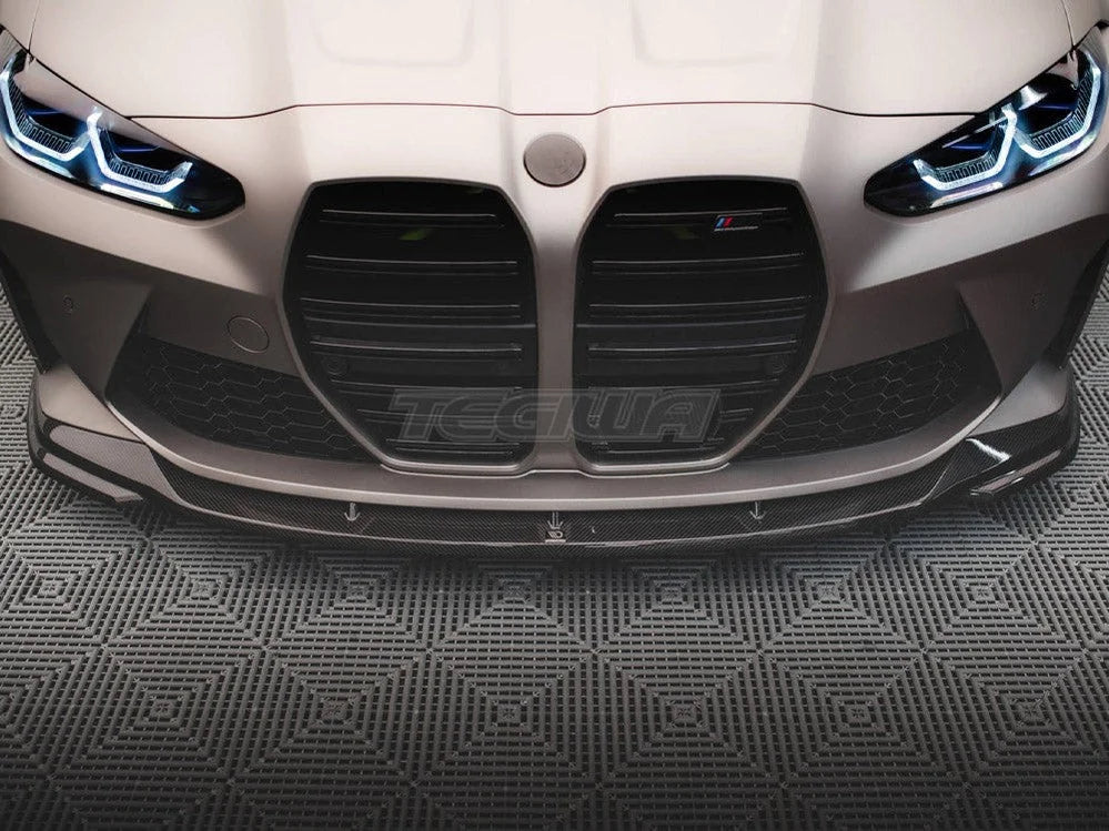 Maxton Design Carbon Fiber Front Splitter V.2 BMW M4 G82