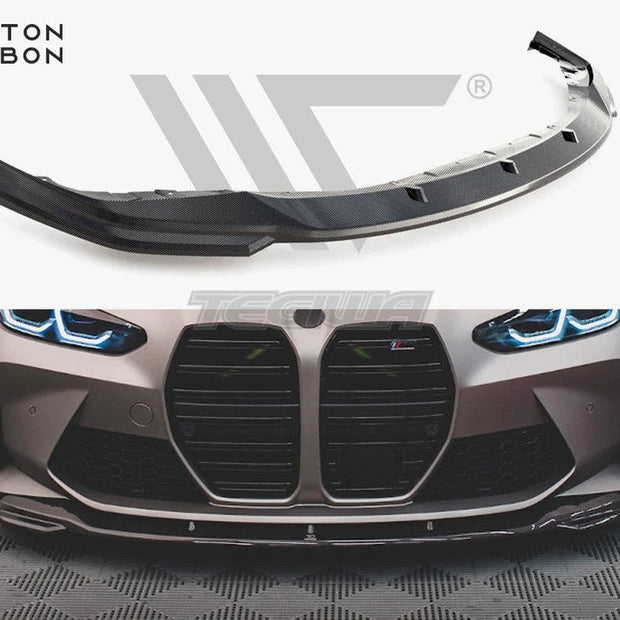 Maxton Design Carbon Fiber Front Splitter V.2 BMW M4 G82